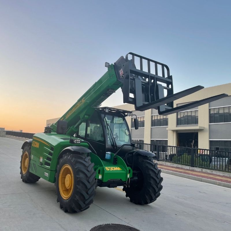 Carretilla Elevadora Telescópica SOCMA HNT3507 de 3,5 Toneladas y 7 Metros para Construcción y Agricultura