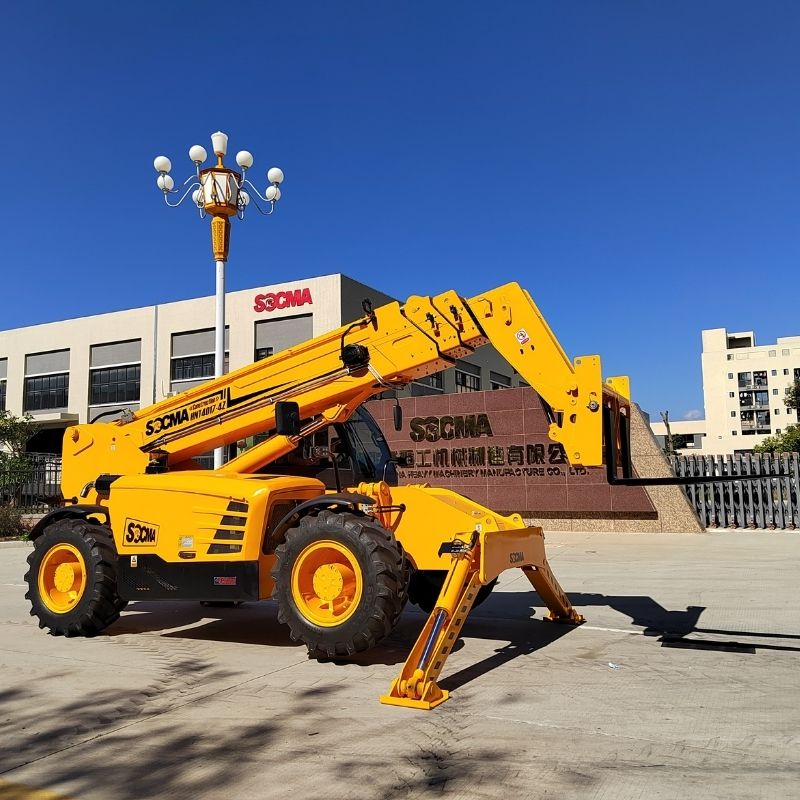 Carretilla Elevadora Telescópica SOCMA HNT4517-4Z de 4,5 Toneladas y 17 Metros para Construcción y Agricultura