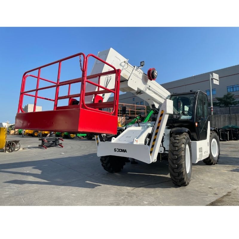 SOCMA HNT7510-4Z Carretilla Elevadora Telescópica de 7.5 Toneladas y 10 Metros para Construcción y Minería