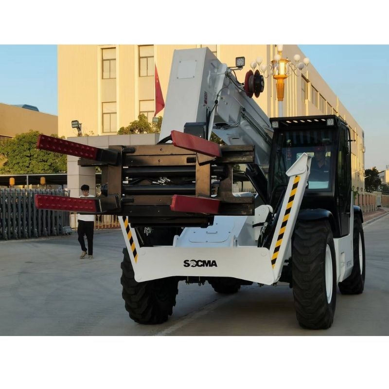 SOCMA HNT7510-4Z Carretilla Elevadora Telescópica de 7.5 Toneladas y 10 Metros para Construcción y Minería