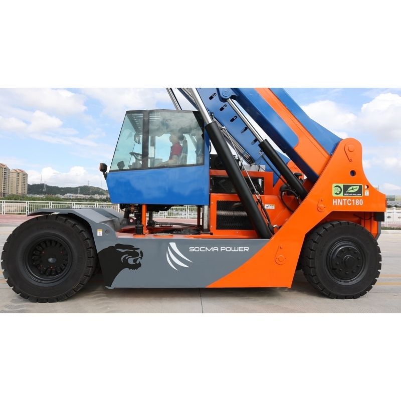 SOCMA HNTC-180 Carretilla Elevadora Telescópica de 18 Toneladas para Manejo de Contenedores