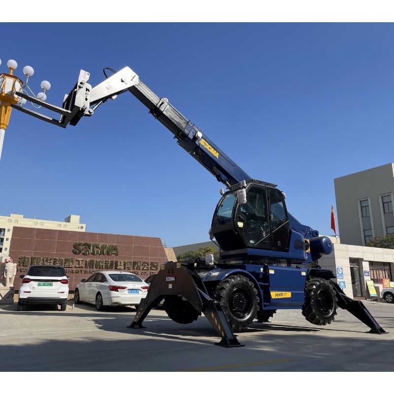 SOCMA HNTR4015-4Z Carretilla Elevadora Telescópica Rotativa de 4 Toneladas y 15 Metros para Construcción y Uso Industrial