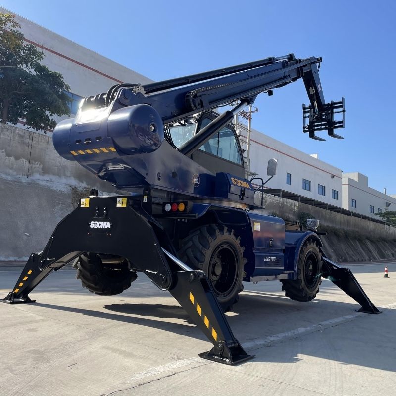 SOCMA HNTR4015-4Z Carretilla Elevadora Telescópica Rotativa de 4 Toneladas y 15 Metros para Construcción y Uso Industrial